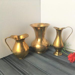 Brass Vase Lot